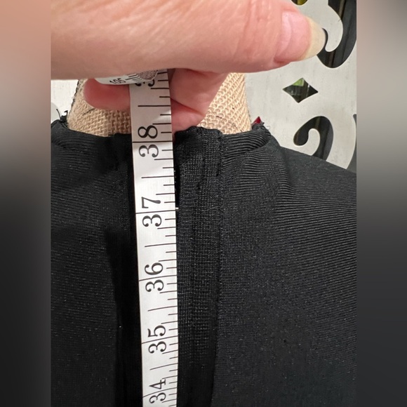 Shein Sexy Black Cocktail Dress With Rhinestone Netting - Picture 11 of 11